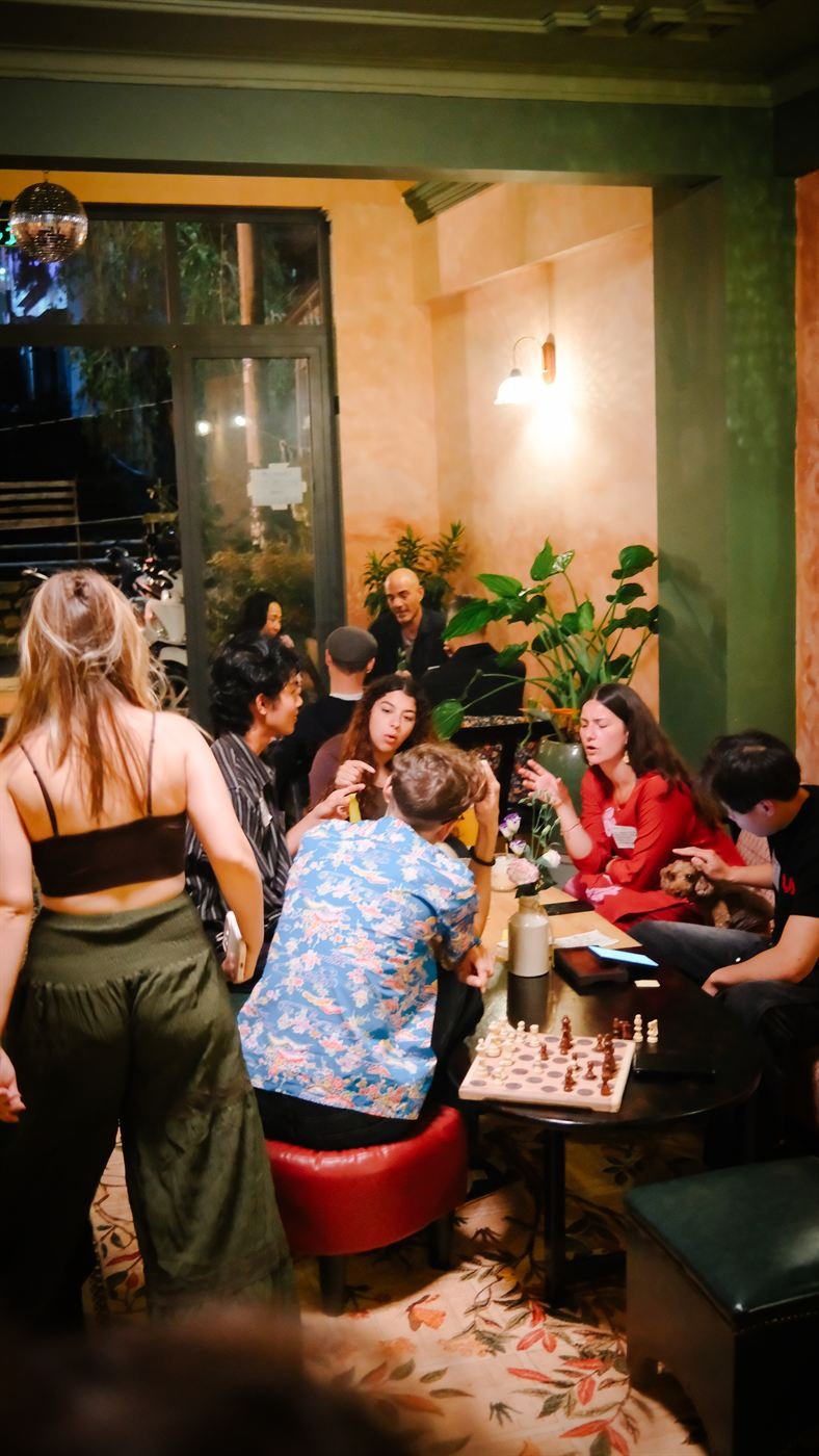 Busy evening with guests at every table