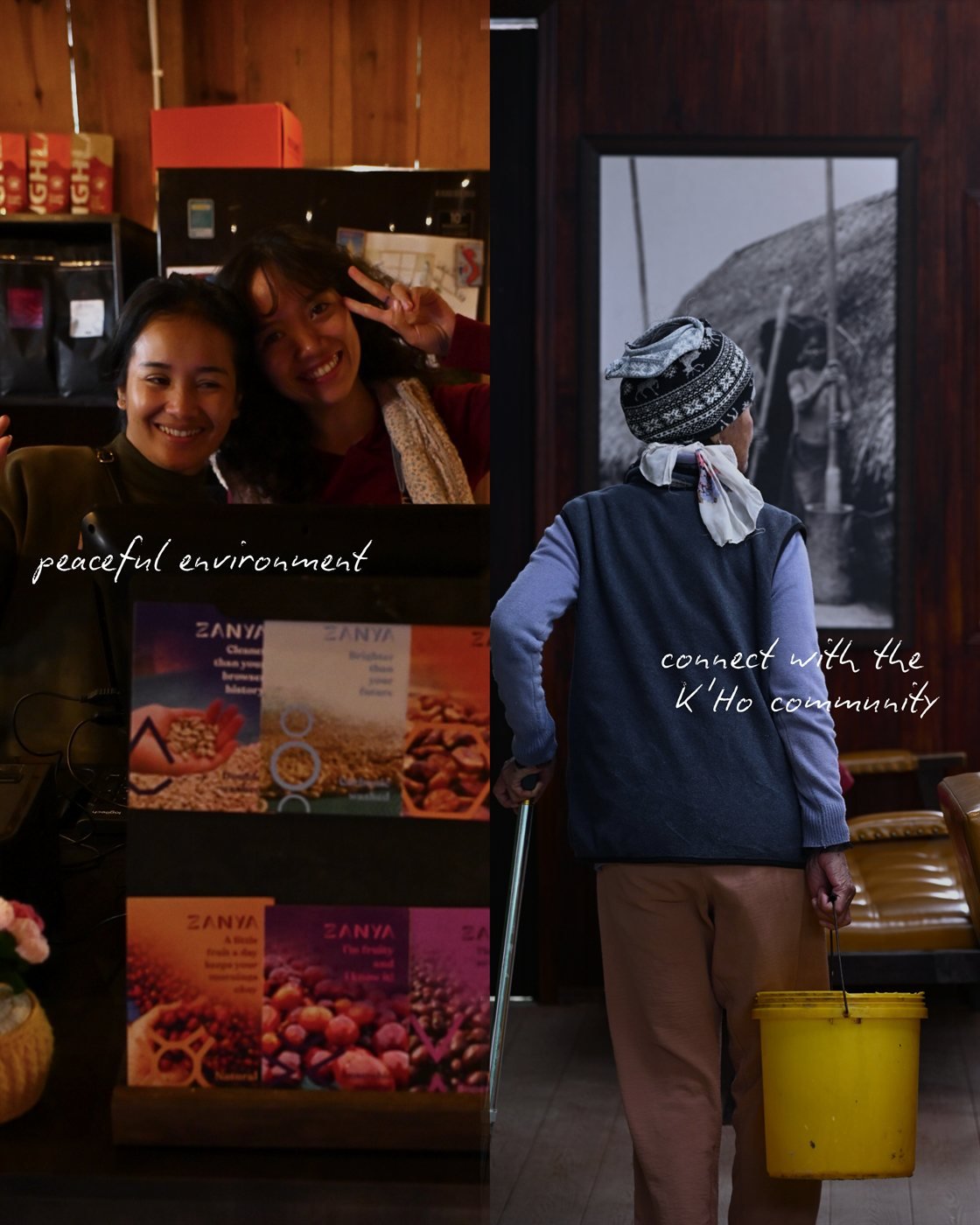 Peaceful environment – connect with the K'Ho community